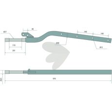 Pin arm - 57743020