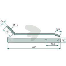 Pin arm Kuhn - 58701720