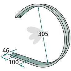 Pick-up bracket - 02-046761