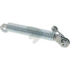 Spring assembly for rotary rake