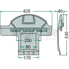Drawbar shoe - 882404170400