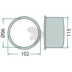 Collar bushing 90070335