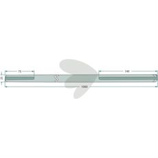 Drive shaft PZ, Kverneland and others VGGT-17