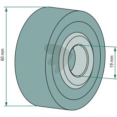 Idler roller - JD8680