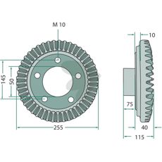 Disc wheel 51 teeth