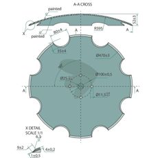 Plate Toothed