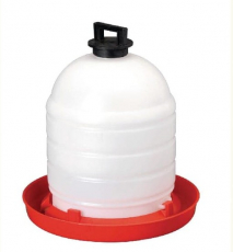 Water Dispenser with Handle Red/White 15L