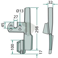 Seed disc Universal for RD100-898
