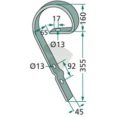 Drawbar pin
