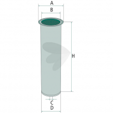 Secondary air filter ( Inner ) CF922