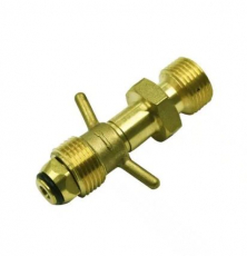 Bottle Coupling DIN - POL German - Swedish Gas Adapter