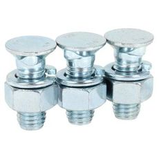 Plow Bolt Series M12X35 2-Nose 3 pcs