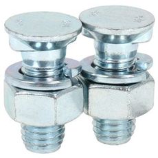 Plough Bolt Series M12X35 2-Prong 2Pcs
