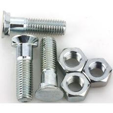 Plough Bolt Series M12X45 2-Prong 3Pcs