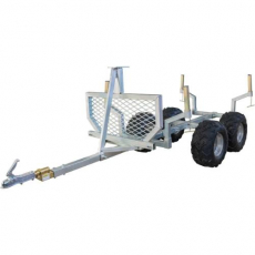Timber dolly for ATV with a capacity of up to 1000kg, robust and efficient.