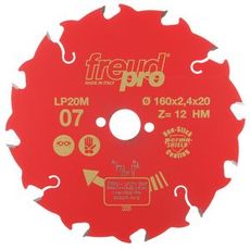 Hard Metal Blade 160X2.4X20 Z12