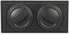 Front Panel for cab heater with air nozzle