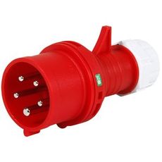 Powerful earthed plug 16A for high power and durability.