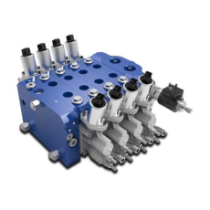 EX38 crane control valve, 8 sections, electric proportional, 12V