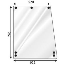 Side Window Ford 77-10/85 Clear Q-Cabin
