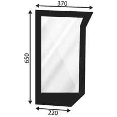 Lower Windshield Left-Right Sl Sle