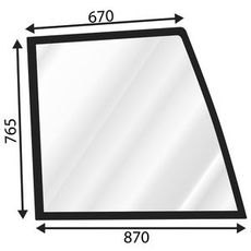 Upper Door Glass Right Nh 82002179