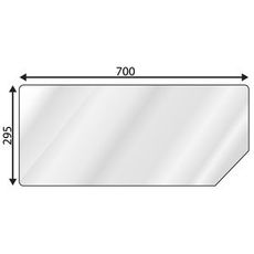 Lower Small Rear Window Nh 82000485