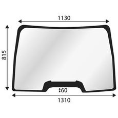 Windshield Case IH, New Holland