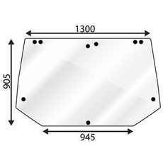 Rear Window Upper Nh Ford M L 40-Series