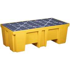 Spill Containment Pallet For 2 Drums 260L Plastic