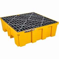 Spill Containment Pallet For 4 Drums 488L Plastic