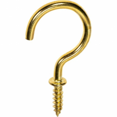 Ceiling Hook 45mm Brass 4pcs