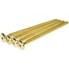 Hex Screw M6X100 Brass 4Pcs 310