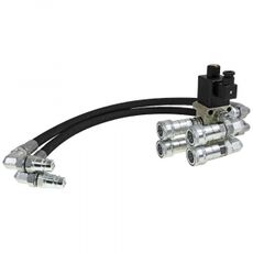 Complete hydraulic kit 6/2, 1/2" for extra function, e.g. third function - front loader