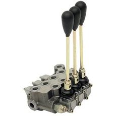 Hydraulic valve 3/8" - max. 35 l/min 3 sections