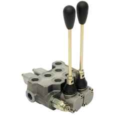 Hydraulic valve 1/2" - max. 70 l/min 2 sections