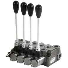 Hydraulic valve 1/2" - max. 70 l/min 4 sections