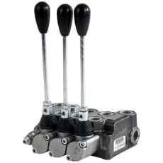 Hydraulic valve 1/2" - max. 70 l/min 3 sections