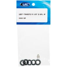 Rubber Steel Washer R 1/8" 5Pc