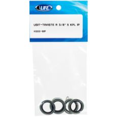 Rubber Steel Washer R 3/8" 5Pc