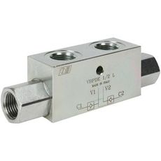 Double Lock Valve 1/2" - max. 50 l/min 45X142mm