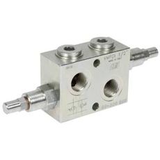 Double Pressure relief valve 1/2" -80 to 300 bar