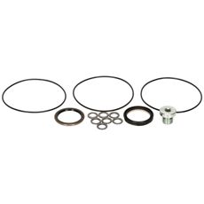 Gasket kit for hydraulic motors in the HMP series, necessary for optimal operation.
