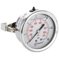Pressure Gauge 60Bar 63Mm 1/4 Bsp Back Mounting