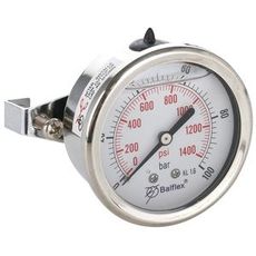 Pressure Gauge 100Bar 63Mm 1/4 Bsp Back Mounting
