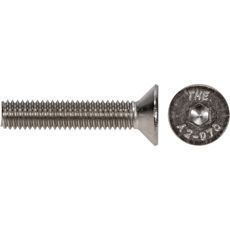 Flat socket cap screw M5X20 12pcs A2 Din7991