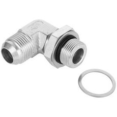 Adjustable Elbow Coupling Jic 9/16-3/8 Bsp 90 Ext