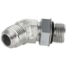 Adjustable Elbow Coupling Jic 7/8-3/8 Bsp 45 Ext-Ext
