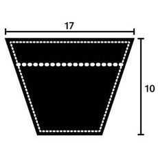 V-Belt L&G 17X2311Mm La Kevlar