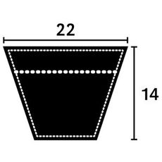 V-Belt 22X3226Li